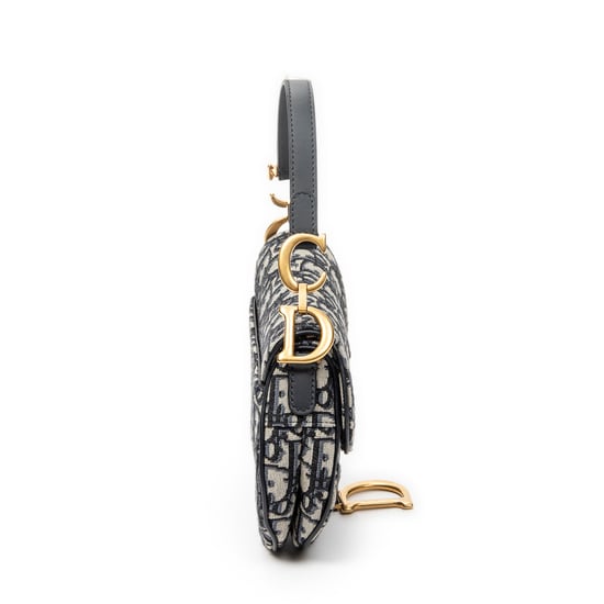 Dior Mini Saddle Bag  en  Marina Lienzo - Image 4