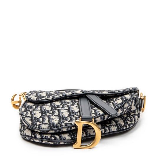 Dior Mini Saddle Bag  en  Marina Lienzo - Image 6