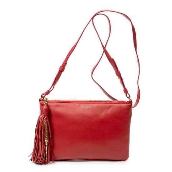 Yves Saint Laurent Teen Monogram Crossbody en Red Cuero de ternero - Image 1