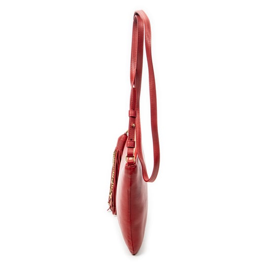 Yves Saint Laurent Teen Monogram Crossbody en Red Cuero de ternero - Image 3