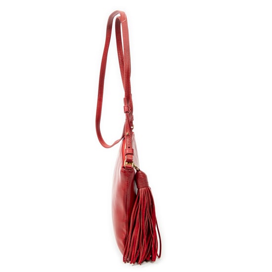 Yves Saint Laurent Teen Monogram Crossbody en Red Cuero de ternero - Image 4