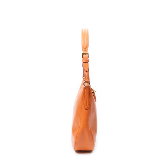 Prada Zip Hobo en naranja Cuero de ternero - Image 4