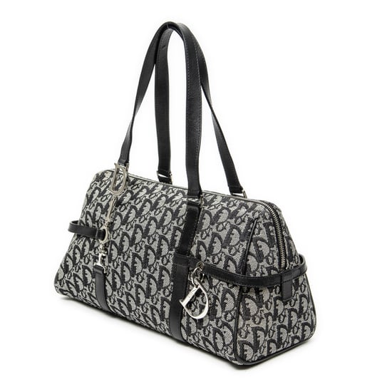 Dior D Charm Trotter Boston en gris Lienzo - Image 2