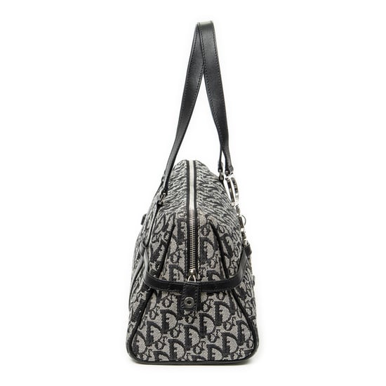 Dior D Charm Trotter Boston en gris Lienzo - Image 4