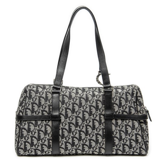Dior D Charm Trotter Boston en gris Lienzo - Image 5