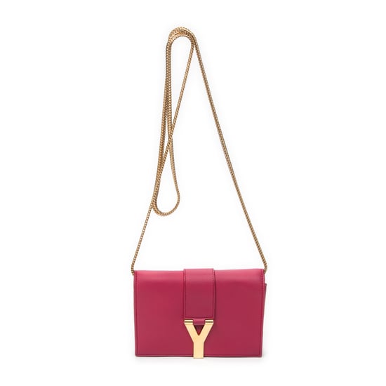 Yves Saint Laurent Mini Chyc Flap Crossbody en rosa Cuero de ternero - Image 1