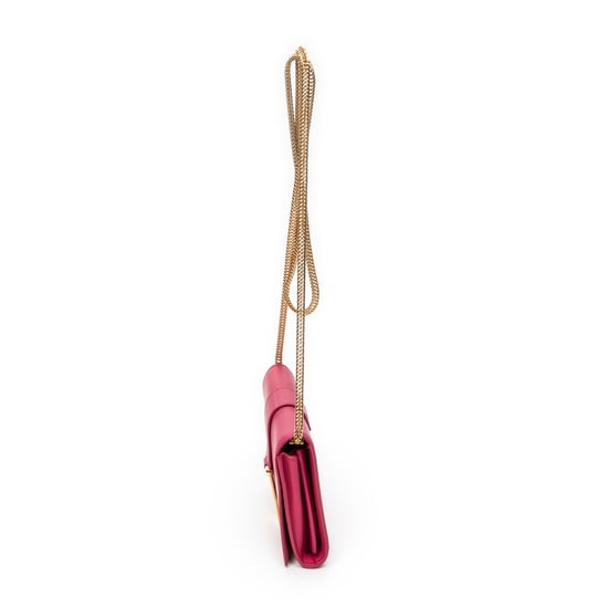 Yves Saint Laurent Mini Chyc Flap Crossbody en rosa Cuero de ternero - Image 3