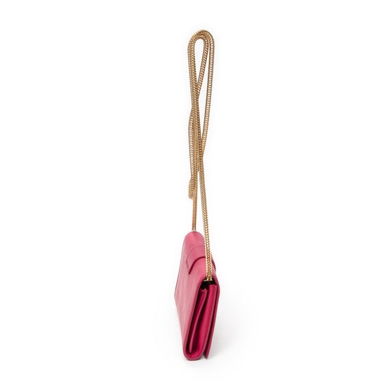 Yves Saint Laurent Mini Chyc Flap Crossbody en rosa Cuero de ternero - Image 4
