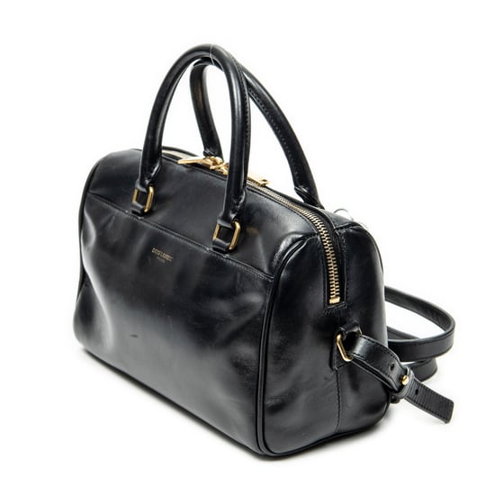 Yves Saint Laurent Baby Duffle  en  negro Cuero de ternero - Image 2