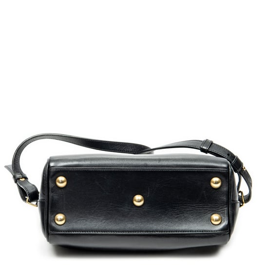 Yves Saint Laurent Baby Duffle  en  negro Cuero de ternero - Image 6