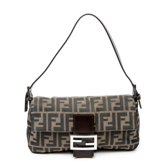 Fendi Baguette en Tan Lienzo - Image 1