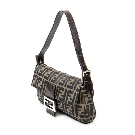 Fendi Baguette en Tan Lienzo - Image 2