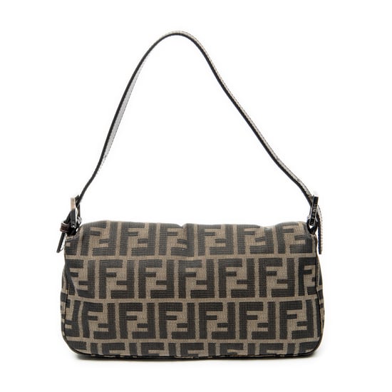 Fendi Baguette en Tan Lienzo - Image 5