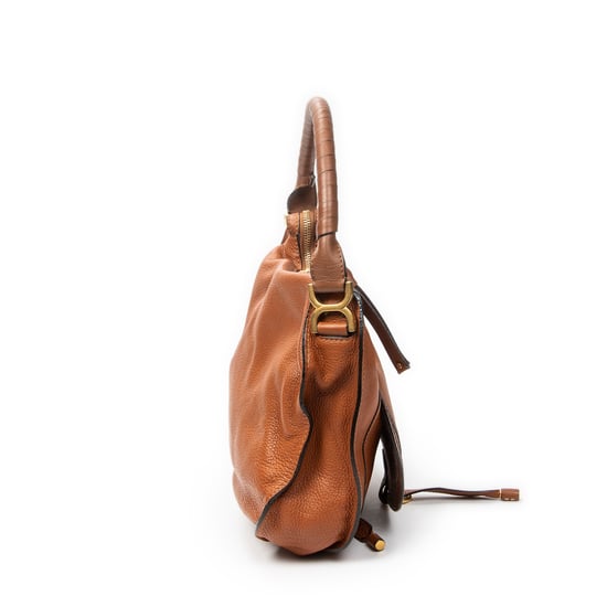 Chloé Medium Marcie Hobo en marrón Cuero de ternero - Image 4