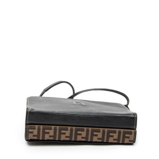 Fendi Flap Shoulder Bag en marrón Lienzo - Image 6