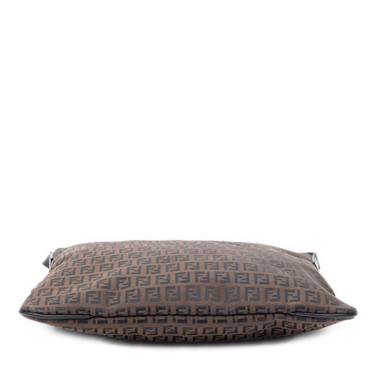 Fendi Flat Messenger en marrón oscuro Lienzo - Image 6