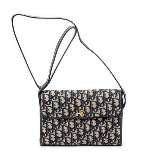 Dior Vintage Flap Shoulder Bag en Marina Lienzo - Image 1