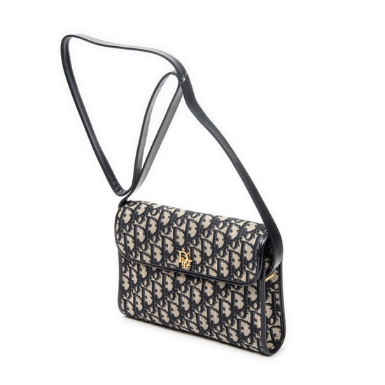 Dior Vintage Flap Shoulder Bag en Marina Lienzo - Image 2