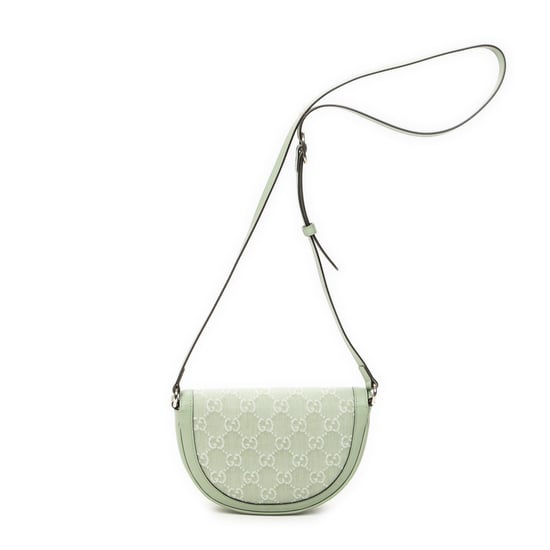 Gucci Mini Ophidia Flap  en  verde claro Lienzo - Image 5