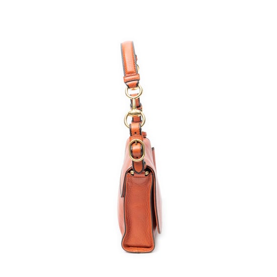 Gucci Small Harness Shoulder Bag en Red Cuero de ternero - Image 4