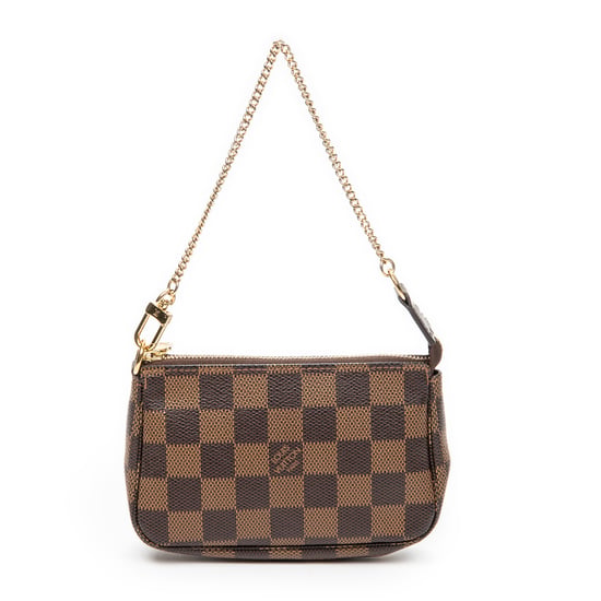Louis Vuitton Mini Pochette Accessoires en Brown Lienzo recubierto - Image 5