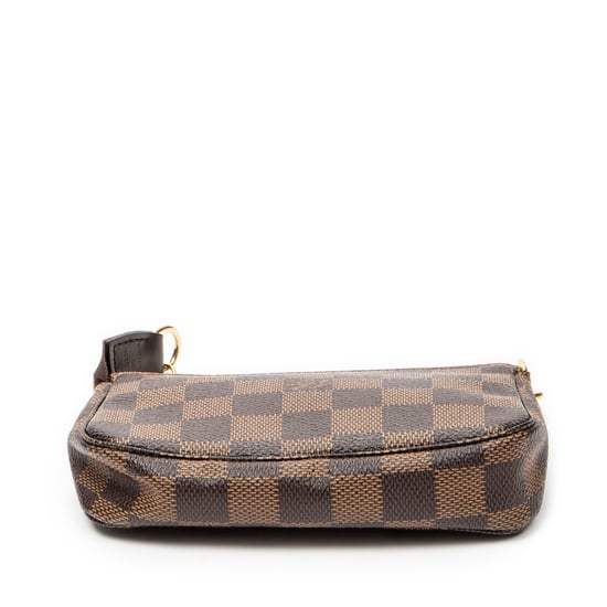 Louis Vuitton Mini Pochette Accessoires en Brown Lienzo recubierto - Image 6