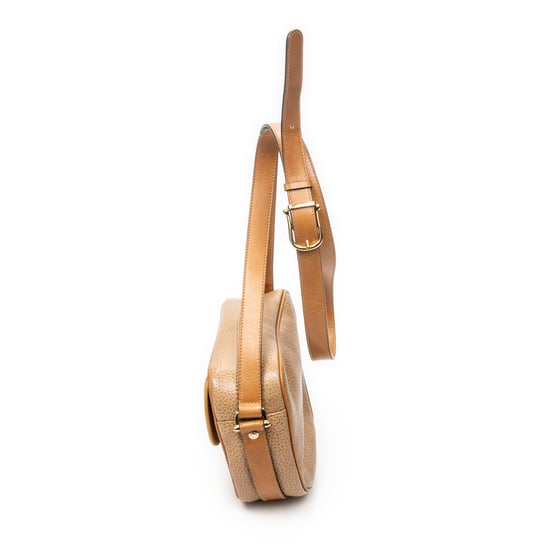 Celine Vintage Buckle Flap Crossbody en Bronceado Cuero de ternero - Image 3