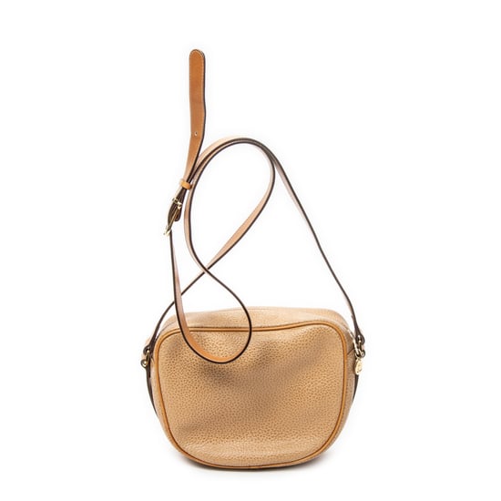 Celine Vintage Buckle Flap Crossbody en Bronceado Cuero de ternero - Image 5