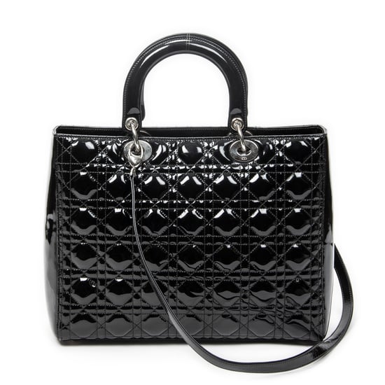 Dior Large Lady Dior Zip en negro Cuero de ternero - Image 5