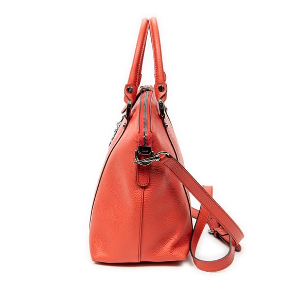 Gucci Medium GG Charm Dome Satchel en rojo Cuero de ternero - Image 3
