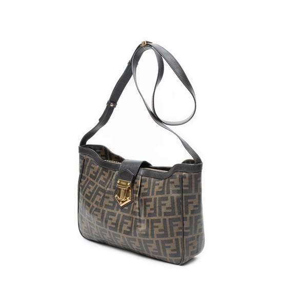 Fendi Buckle Crossbody  en  marrón Lienzo recubierto - Image 2
