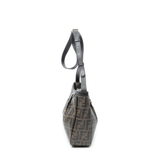 Fendi Buckle Crossbody  en  marrón Lienzo recubierto - Image 4