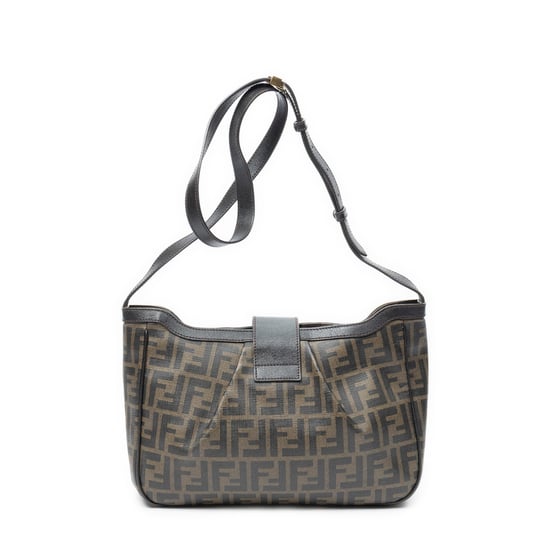 Fendi Buckle Crossbody  en  marrón Lienzo recubierto - Image 5