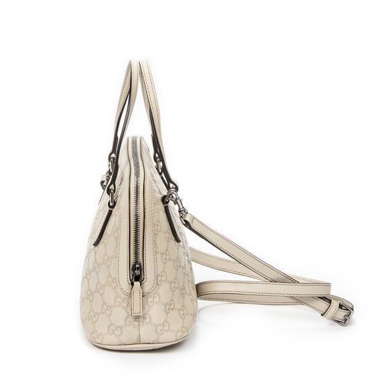 Gucci Mini Dome Crossbody  en  marfil Cuero de ternero - Image 3