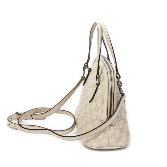 Gucci Mini Dome Crossbody  en  marfil Cuero de ternero - Image 4