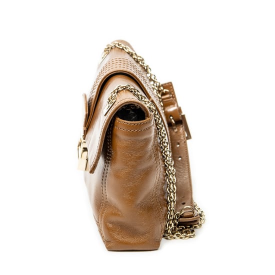 Fendi Baguette Chain Flap en Tan Cuero de ternero - Image 3