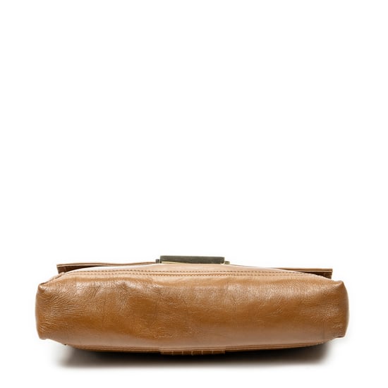 Fendi Baguette Chain Flap en Tan Cuero de ternero - Image 6
