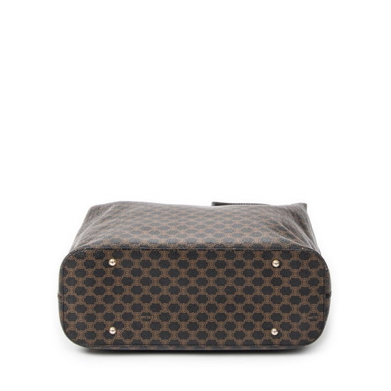 Celine Vintage Shoulder Zip Hobo  en  marrón Lienzo recubierto - Image 5