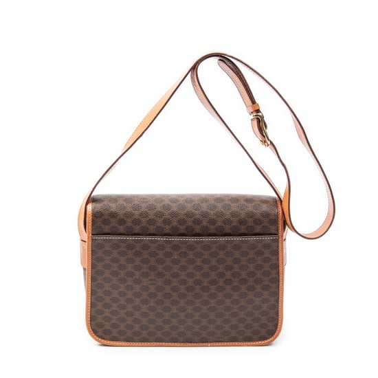 Celine Small Square Flap Messenger  en  marrón Lienzo recubierto - Image 5