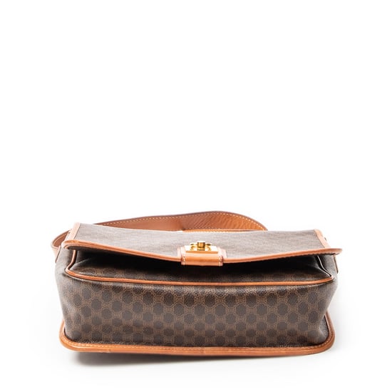 Celine Small Square Flap Messenger  en  marrón Lienzo recubierto - Image 6