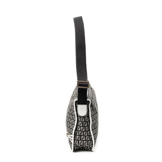 Fendi Triple-Strand Messenger en negro Lienzo - Image 3