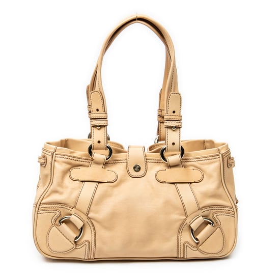 Celine Vtintage Handbag en beige Cuero de ternero - Image 1