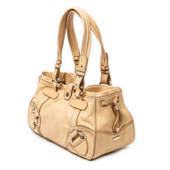 Celine Vtintage Handbag en beige Cuero de ternero - Image 2