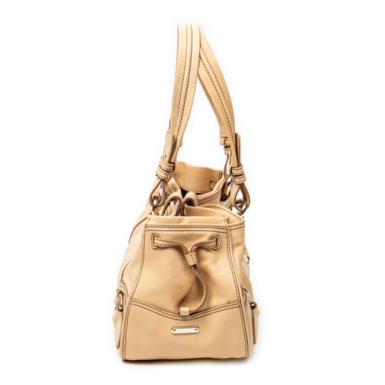 Celine Vtintage Handbag en beige Cuero de ternero - Image 3