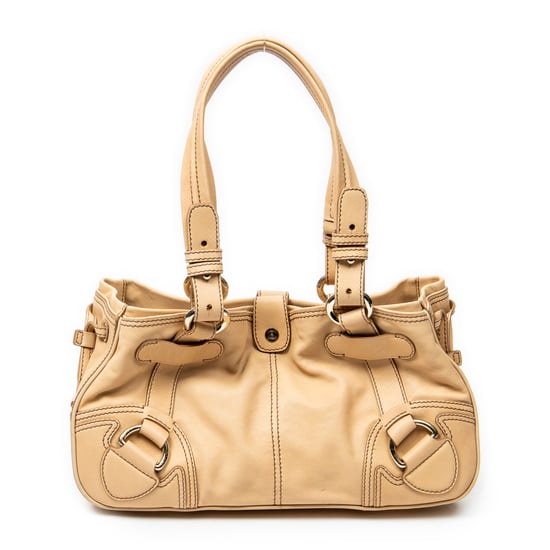Celine Vtintage Handbag en beige Cuero de ternero - Image 5