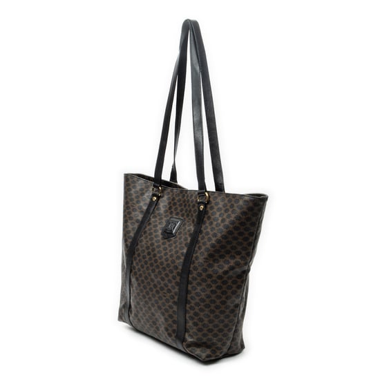 Celine Vintage Shopping Tote  en  negro Lienzo recubierto - Image 2