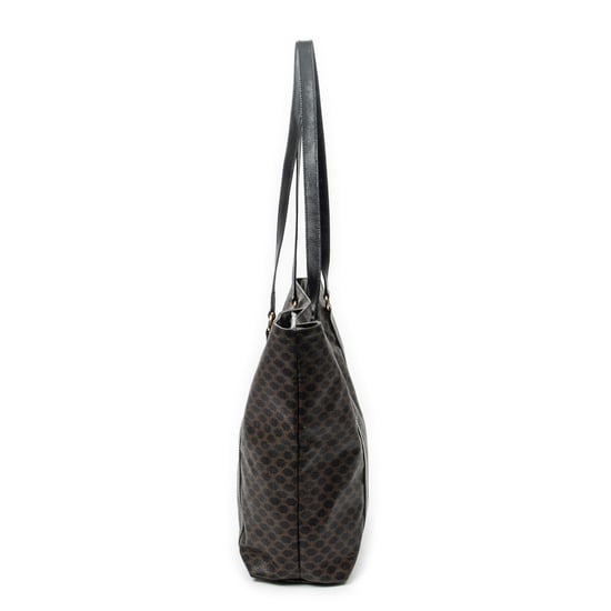 Celine Vintage Shopping Tote  en  negro Lienzo recubierto - Image 3