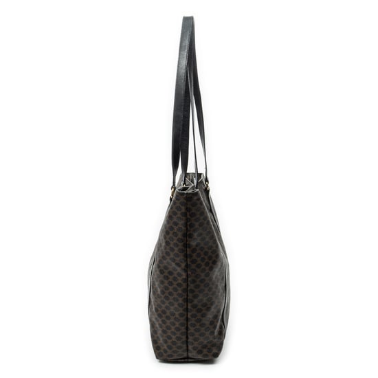 Celine Vintage Shopping Tote  en  negro Lienzo recubierto - Image 4