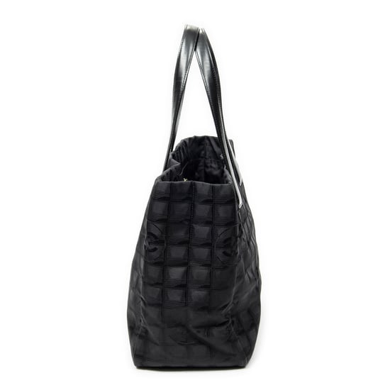 Chanel New Travel Line Tote en negro Lienzo - Image 3