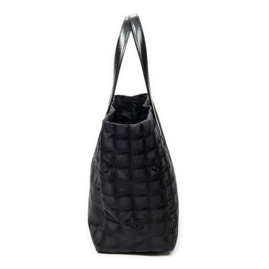 Chanel New Travel Line Tote en negro Lienzo - Image 4